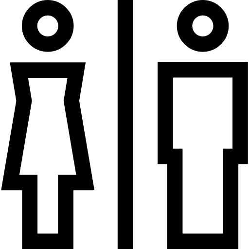 baños Basic Straight Lineal icono