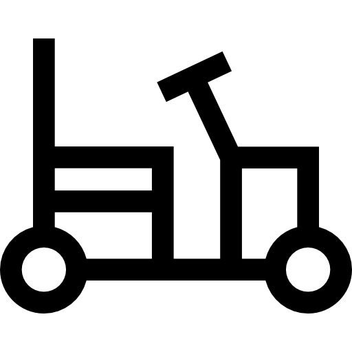 carro Basic Straight Lineal icono