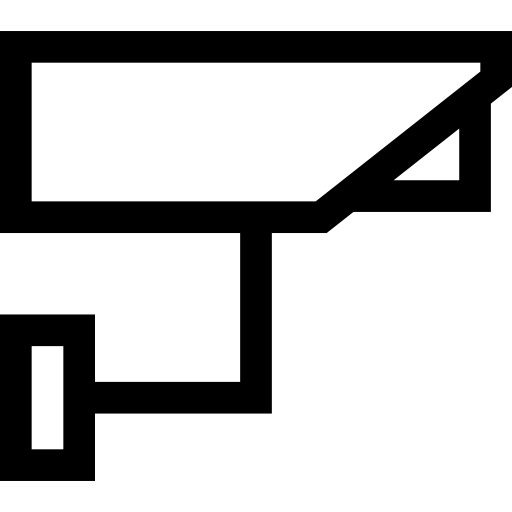 cctv Basic Straight Lineal Icône