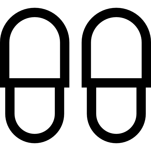 슬리퍼 Basic Straight Lineal icon