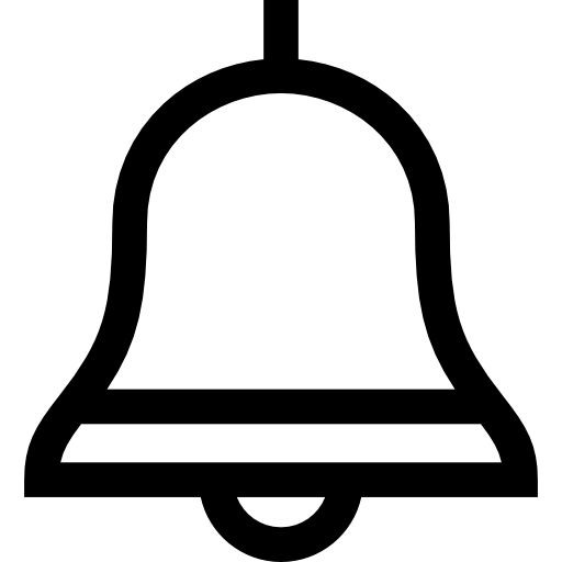 Bell Basic Straight Lineal icon