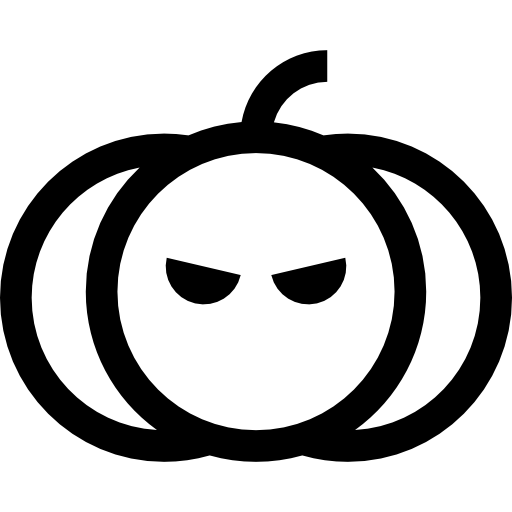 Pumpkin Basic Straight Lineal icon