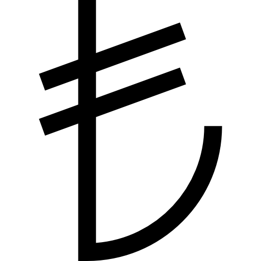 Турецкая лира Basic Straight Lineal иконка