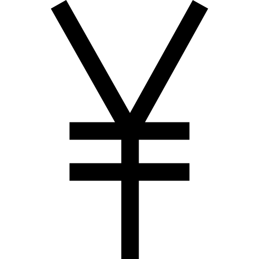 Renminbi Basic Straight Lineal icon