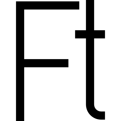 forint Basic Straight Lineal Icône