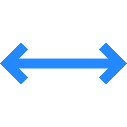 二重矢印 Basic Straight Flat icon