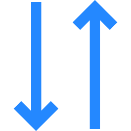 교환 Basic Straight Flat icon