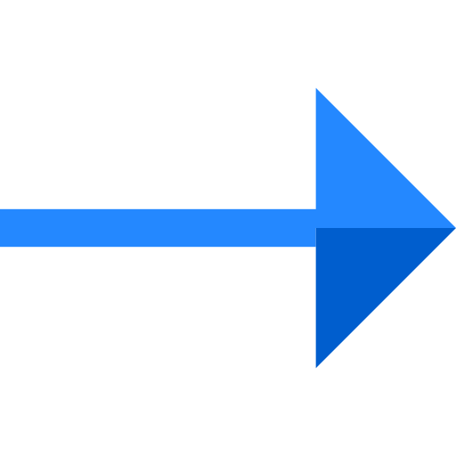 flecha correcta Basic Straight Flat icono