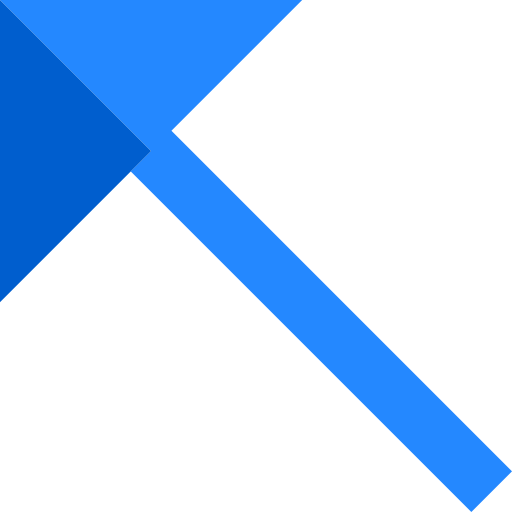 flecha diagonal Basic Straight Flat icono