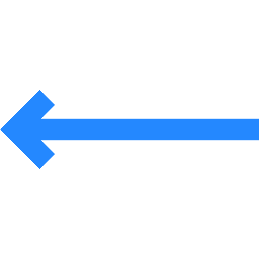 strzałka w lewo Basic Straight Flat ikona