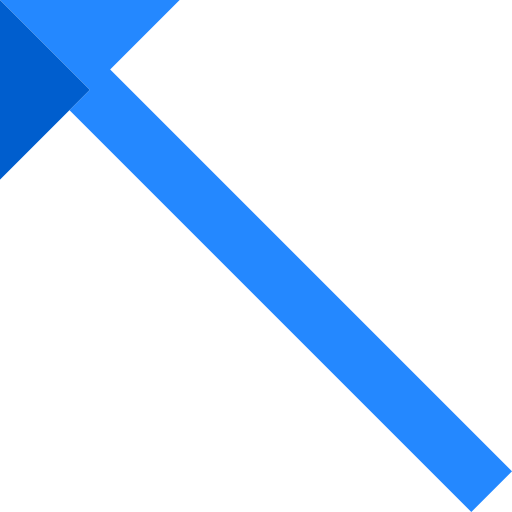 freccia diagonale Basic Straight Flat icona