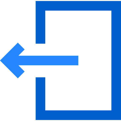 wyloguj Basic Straight Flat ikona