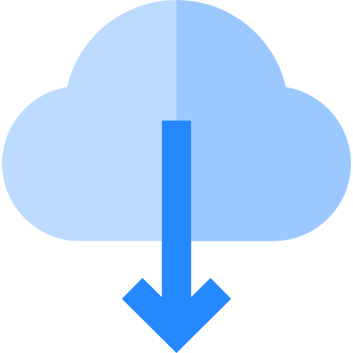 cloud computing Basic Straight Flat icon