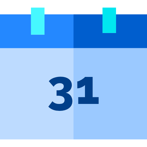 Calendar Basic Straight Flat icon