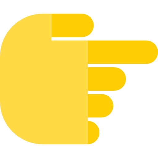 Pointing right Basic Straight Flat icon