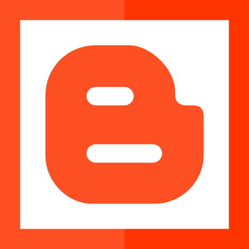 blogger Basic Straight Flat ikona