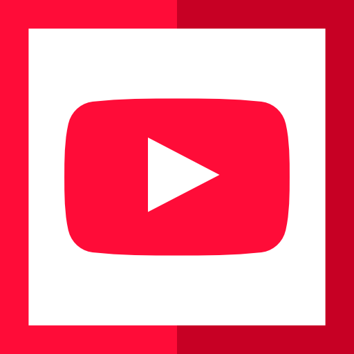 유튜브 Basic Straight Flat icon