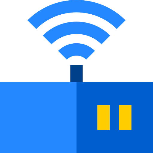modem Basic Straight Flat icon