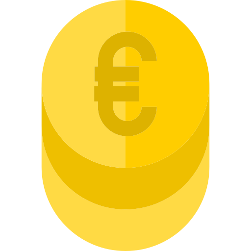 euro Basic Straight Flat Ícone