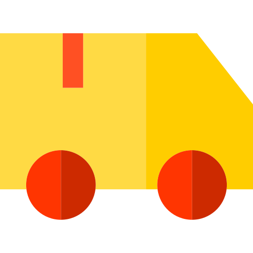 ciężarówka Basic Straight Flat ikona