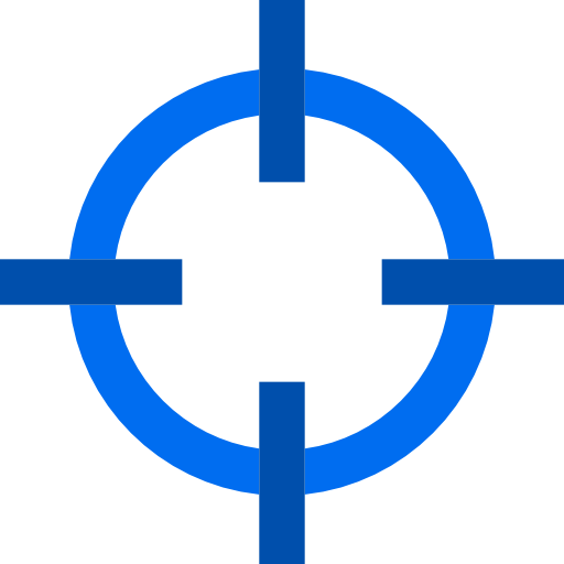 objetivo Basic Straight Flat icono