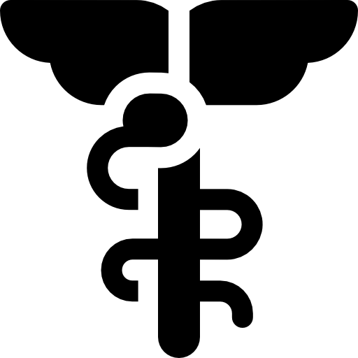caduceo Basic Rounded Filled icono