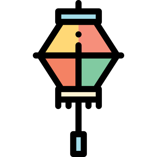 Lamp Detailed Rounded Lineal color icon