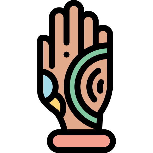 Hand Detailed Rounded Lineal color icon