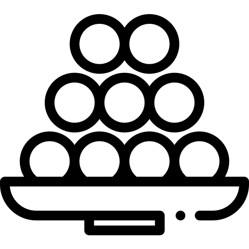 cibo Detailed Rounded Lineal icona