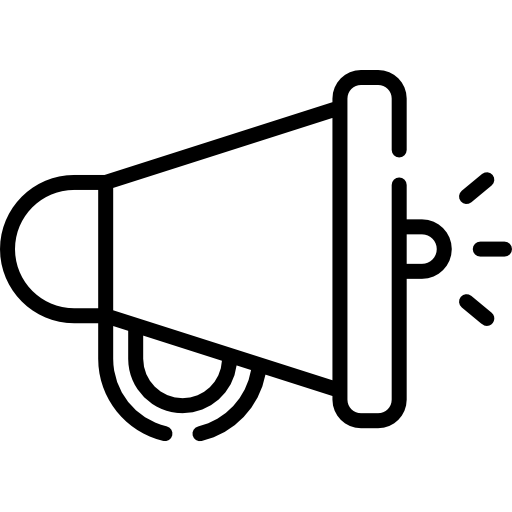 メガホン Special Lineal icon