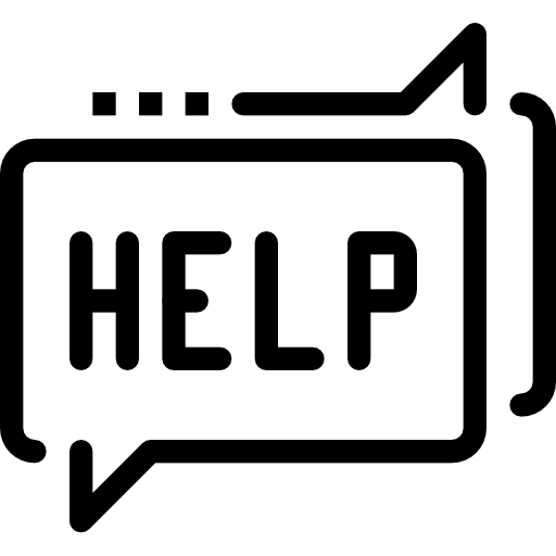 ヘルプ Maxim Flat Lineal icon