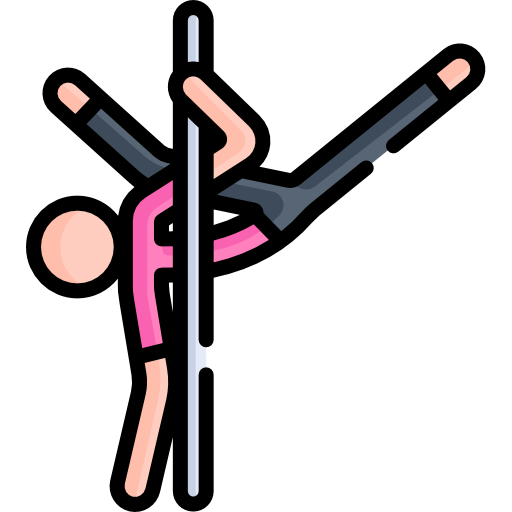 Pole dance Special Lineal color icon