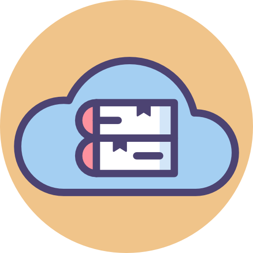 bibliothèque cloud Flaticons.com Flat Icône