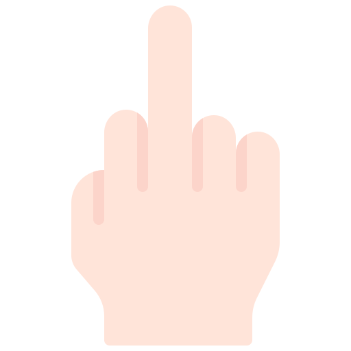 Middle finger Generic color fill icon