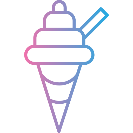 gelato Generic gradient outline icona