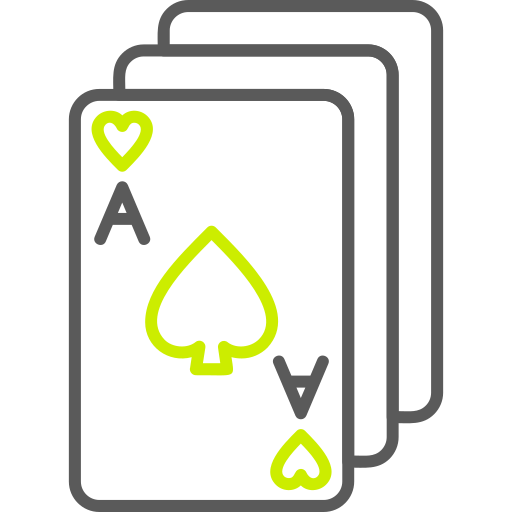 juego de cartas Generic color outline icono