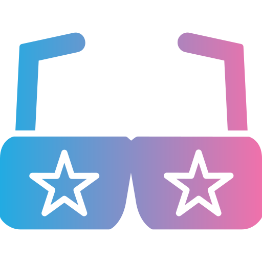 Party glasses Generic gradient fill icon