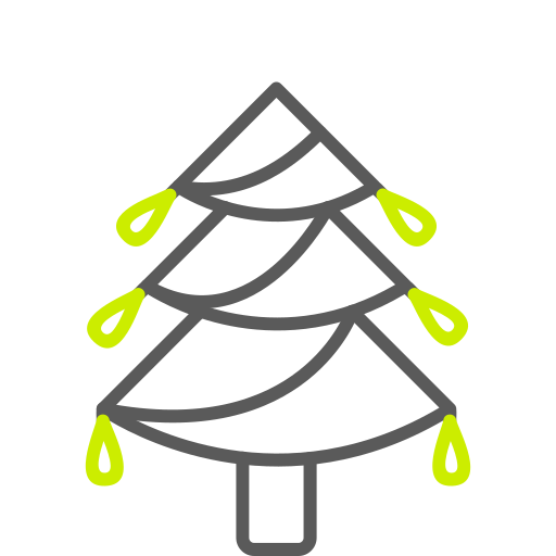 クリスマスツリー Generic color outline icon