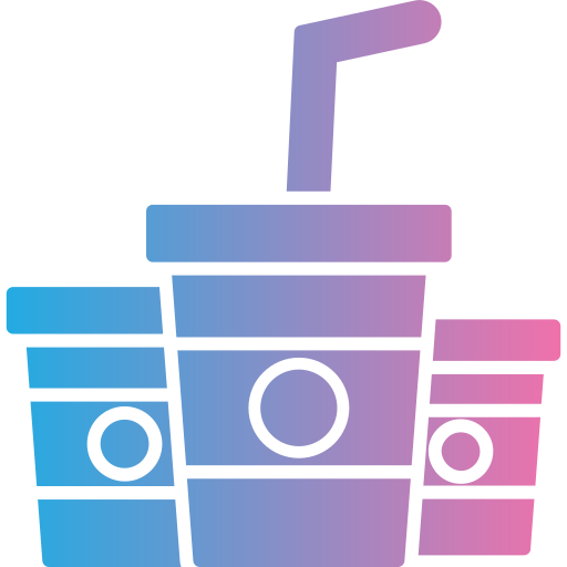 プラスチックカップ Generic gradient fill icon
