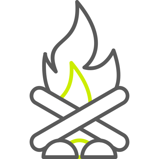 Bonfire Generic color outline icon