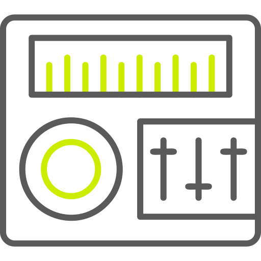 사운드 믹서 Generic color outline icon