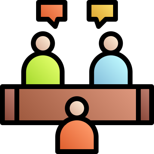 interview Generic gradient lineal-color icon