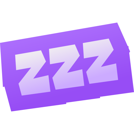 Zzz Generic gradient fill icon