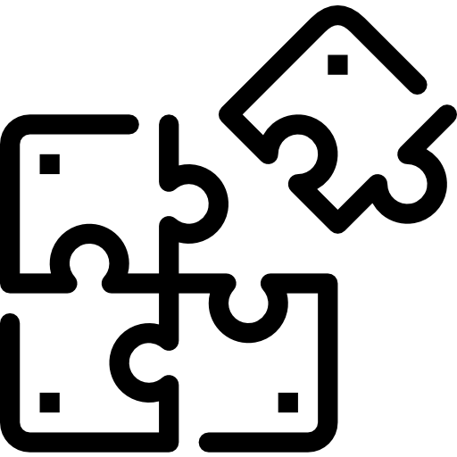 パズル Maxim Flat Lineal icon