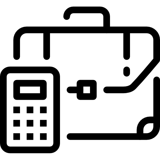 portafolio Maxim Flat Lineal icono