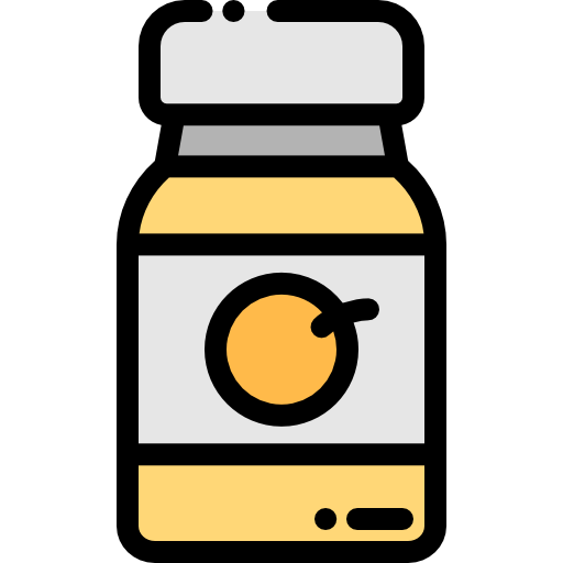 vitamine Detailed Rounded Lineal color icon