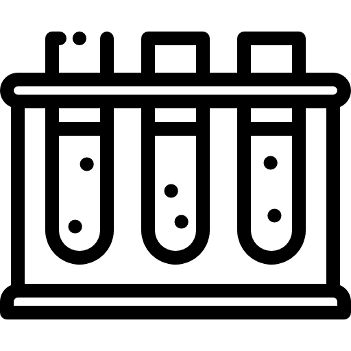 tubo de ensayo Detailed Rounded Lineal icono