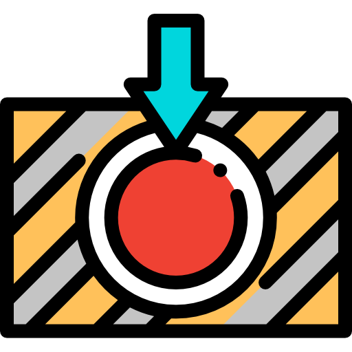 패닉 버튼 Detailed Rounded Lineal color icon
