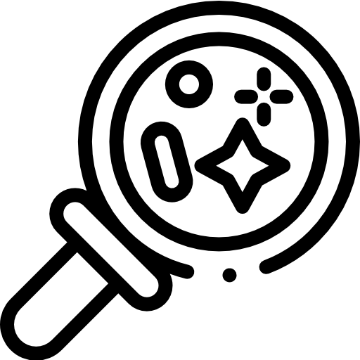 虫眼鏡 Detailed Rounded Lineal icon