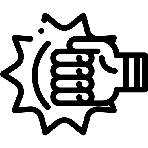 펀치 Detailed Rounded Lineal icon